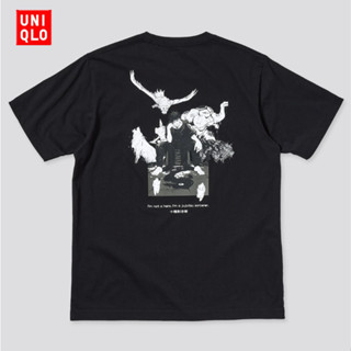 Uniqlo เสื้อยืดแขนสั้น ลายการ์ตูน Back To War สําหรับผู้ชาย และผู้หญิง 440677