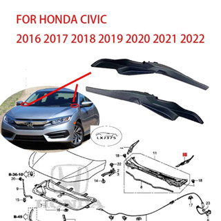 ฝาครอบบานพับเครื่องยนต์ สําหรับ HONDA CIVIC 2016 2017 2018 2019 2020 2021 2022