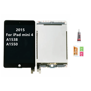 หน้าจอสัมผัส LCD พร้อมกรอบ สําหรับ Mini 4 A 1538/A 1550