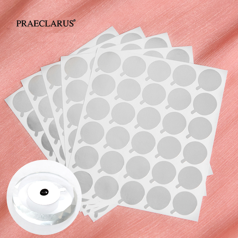 PRAECLARUS ปะเก็นกาวติดขนตาปลอม แบบใช้แล้วทิ้ง 300 ชิ้น