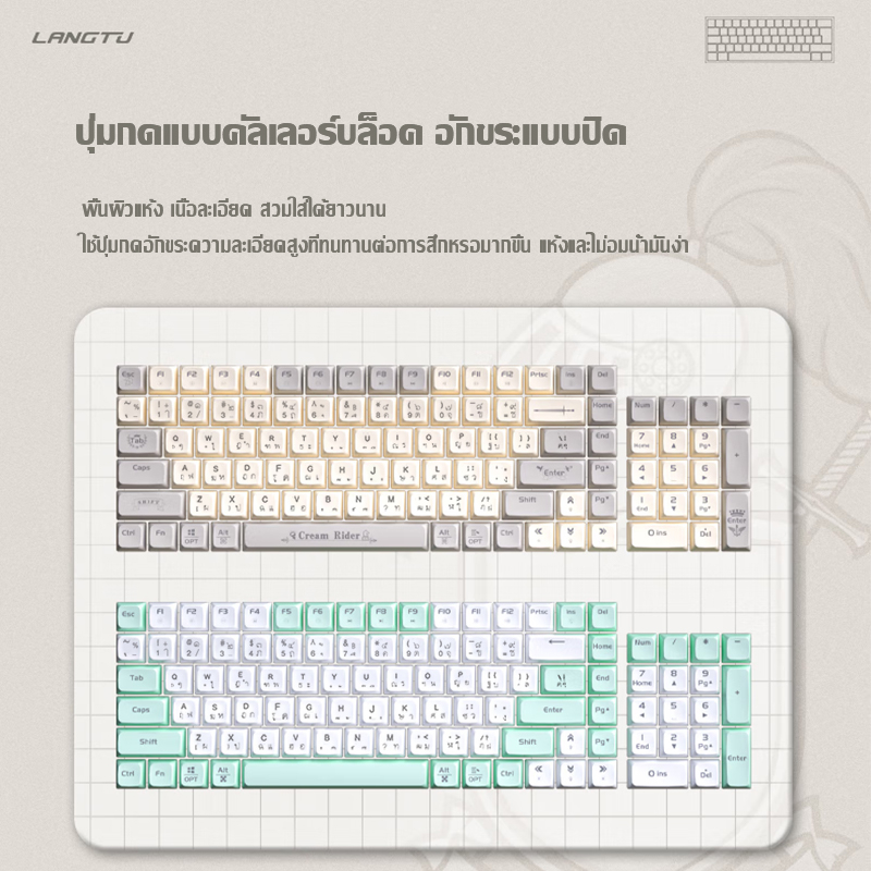 【คีย์บอร์ดไทย】GK102 คีย์บอร์ดเกมมิ่ง พร้อมไฟ RGB สําหรับโทรศัพท์มือถือ แท็บเล็ต แล็ปท็อป คอมพิวเตอร์