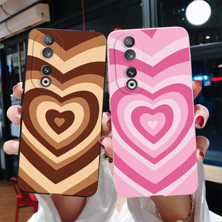 เคสโทรศัพท์มือถือ ยางซิลิโคนนิ่ม ลายหัวใจ สําหรับ Honor90 Honor 90 Pro 5G Honor 90Pro