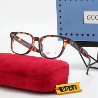 Gucci แว่นตากันแดด อัลตราไวโอเลต ทรงสี่เหลี่ยม หรูหรา พร้อมกล่อง A40 2024