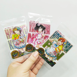 Coka Ver.5 Confirm Style Lovelive!Rank:sp ชุดการ์ดประมวลผลแฟลชเพชร 88*63*0.4 มม. 3 ชิ้น