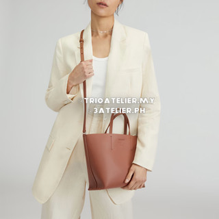 Everlane The Luxe Italian กระเป๋าสะพายข้าง หนังเทียม 3 สี