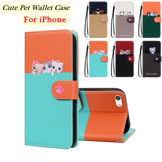 IPHONE 12/12PRO/12PROMAX/13/13PROMAX Cute Pet Wallet Case Leather Flip Magnetic Casing Card Holder