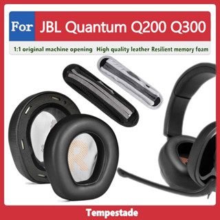 แผ่นฟองน้ําครอบหูฟัง แบบเปลี่ยน สําหรับ JBL Quantum Q200 Q300