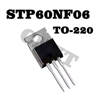 5ชิ้น STP60NF06FP P60NF06FP STP60NF06 TO-220 มอสเฟ็ตท่อสนามเอฟเฟกต์