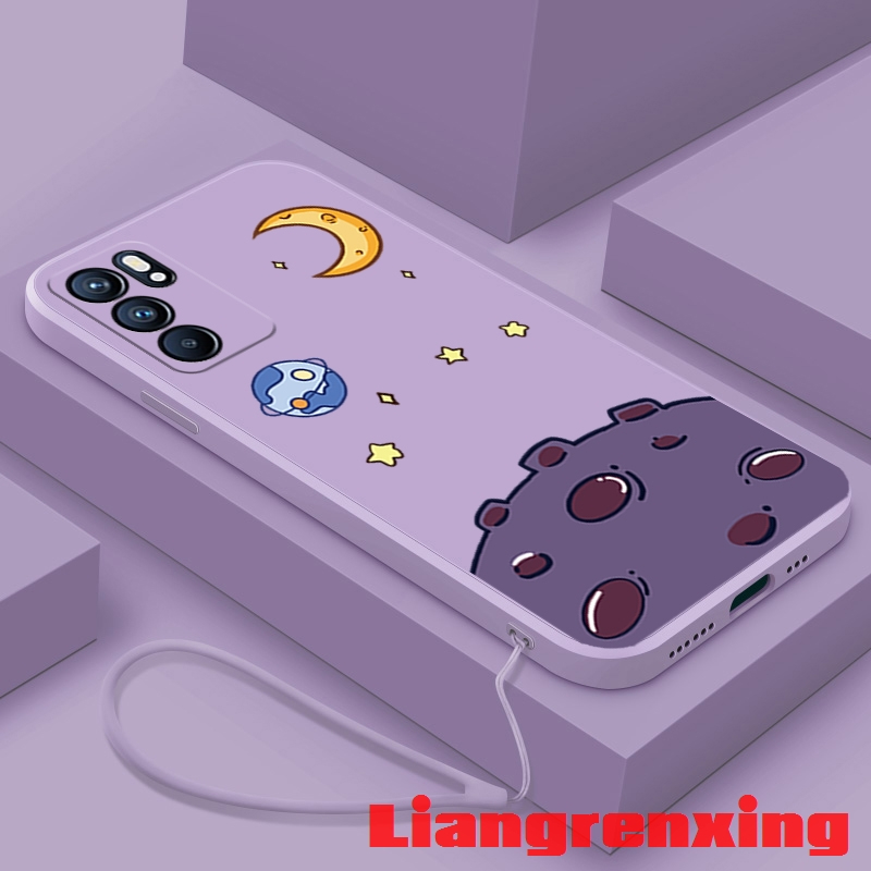 เคสโทรศัพท์มือถือ ซิลิโคนนิ่ม กันกระแทก สําหรับ oppo reno 6 4g a16 reno 6z 5g reno6 z 5g YTXT02