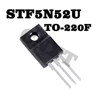 1ชิ้น STF5N52U 5N52U MOS ฟิลด์เอฟเฟกต์หลอด 4.4A 525V