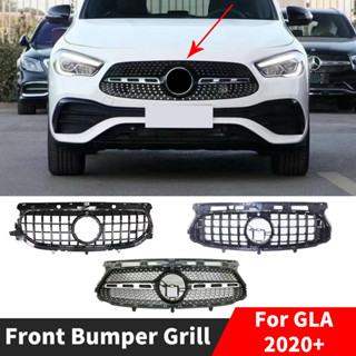 กระจังหน้ากันชนหน้าตาข่าย ดัดแปลง สําหรับ Mercedes Benz GLA X156 H247 2020+ Facelift Tuning