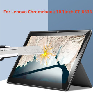 ฟิล์มกระจกนิรภัยกันรอยหน้าจอแท็บเล็ต สําหรับ Lenovo Chromebook 10.1 นิ้ว CT-X636