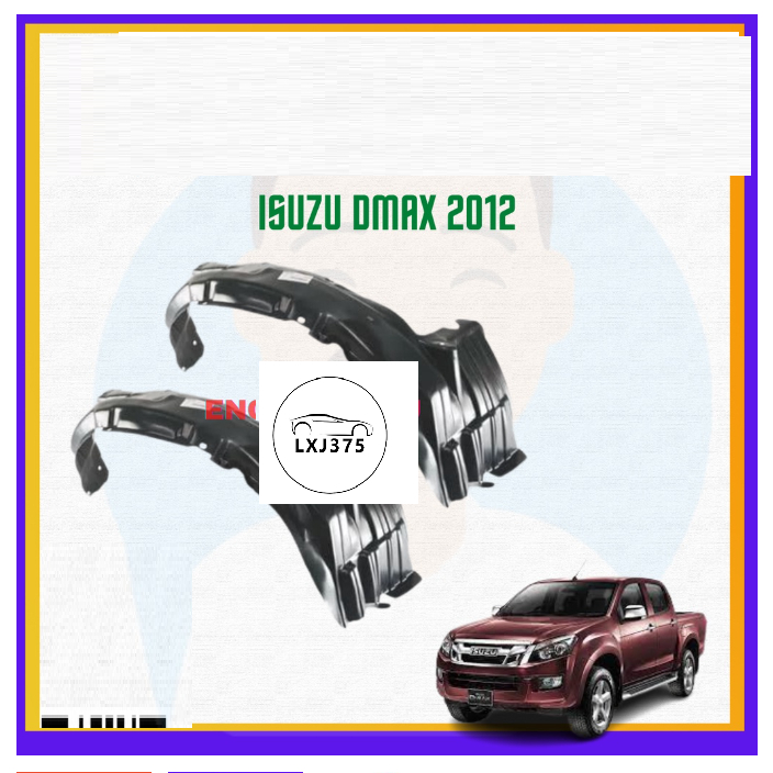 บังโคลนหน้ารถยนต์ พลาสติก สําหรับ Isuzu DMax 2012 2013 2014 2016 2017