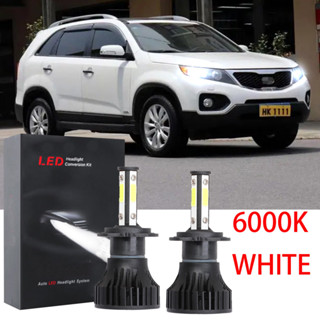 ชุดหลอดไฟหน้า LED 6000K LHL CG LY X15 สําหรับ Kia Sorento (XM) 2nd Gen 2012-2015 (1 คู่)