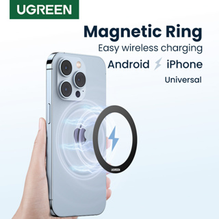 Ugreen สติกเกอร์แม่เหล็ก ไร้สาย สําหรับชาร์จโทรศัพท์ iPhone 14 13 12 11 XS