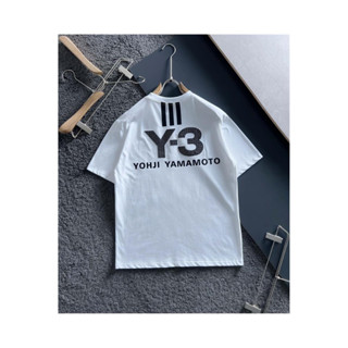 Y-3 เสื้อยืดลําลอง แขนสั้น คอกลม พิมพ์ลายโลโก้ตัวอักษร Y3 สไตล์คลาสสิก แฟชั่นฤดูใบไม้ผลิ ฤดูร้อน สําหรับผู้ชาย และผู้หญิง