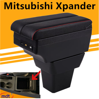 MITSUBISHI ที่วางแขนคอนโซลกลางรถยนต์ ปรับได้ พร้อมที่ชาร์จ USB