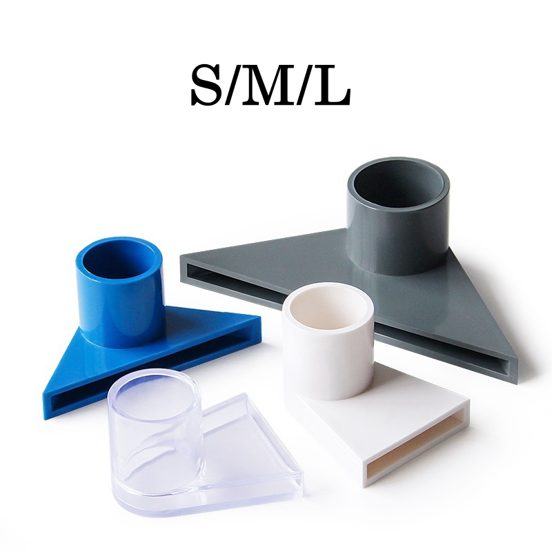 1 ชิ้น S / M / L ปากเป็ด PVC สามเหลี่ยม ปากเป็ด ตู้ปลา ปั๊มน้ํา เต้าเสียบ ฟิตติ้ง ตู้ปลา ด้านล่าง หัวฉีด