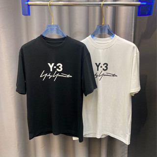 Yohji Yamamoto เสื้อยืดแขนสั้นลําลอง ทรงหลวม พลัสไซซ์ สําหรับผู้ชาย y3