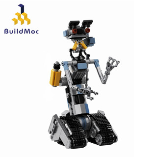 Buildmoc Pixar โมเดลหุ่นยนต์ Thunderbolt 5 Johnny 5 ของเล่นเสริมการเรียนรู้เด็ก 369 ชิ้น