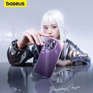 Baseus เคสกันกระแทก แบบใส บางพิเศษ สําหรับ iP 15 Pro Max Series