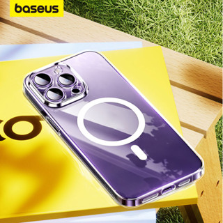 Baseus เคสใส กันกระแทก พร้อมแม่เหล็กดึงดูด iPhone 15 Series