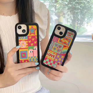 เคสโทรศัพท์มือถือ ปักลาย Girly สําหรับ iPhone 11 11promax 12 12pro 12promax 13 13 13promax 14 14promax 15 15promax