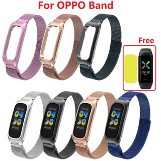 สายนาฬิกาข้อมือ Milanese Loop สําหรับ OPPO Band eva