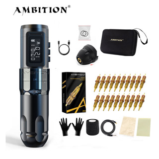 Ambition Mars-U ใหม่ ชุดปากกาสักไร้สาย 2-4 มม. 1800mAh ปรับได้