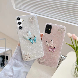 เคสโทรศัพท์ลายผีเสื้อ Samsung A25 A04s A14 A24 A34 A54 5G A51 A71 A31 A21s