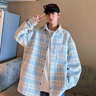 เสื้อแจ็กเก็ต คอปกตั้ง ลายตารางหมากรุก สไตล์แชนแนล เรโทร ไฮเอนด์ อินเทรนด์สําหรับผู้ชาย และผู้หญิง