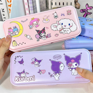 SANRIO กระเป๋าดินสอ ขนาดใหญ่ จุของได้เยอะ ลายการ์ตูน Melody Kulomi สําหรับนักเรียน