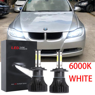 ชุดหลอดไฟหน้ารถยนต์ LED 6000K สีขาว สําหรับ BMW 3-Series E90 ปี 2004 2005-2013 LHL CG LY X15 1 คู่