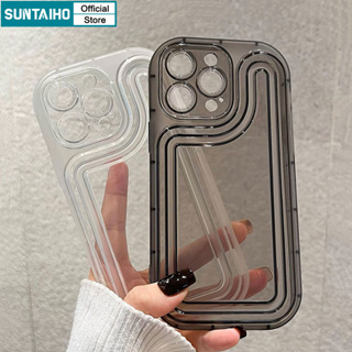 เคสโทรศัพท์มือถือ ซิลิโคนนิ่ม แบบใส กันกระแทก ลาย Suntaiho แฟชั่น สําหรับ IPhone 11 13 14 12 11 Pro Max X XR XS Max 8 7 Plus