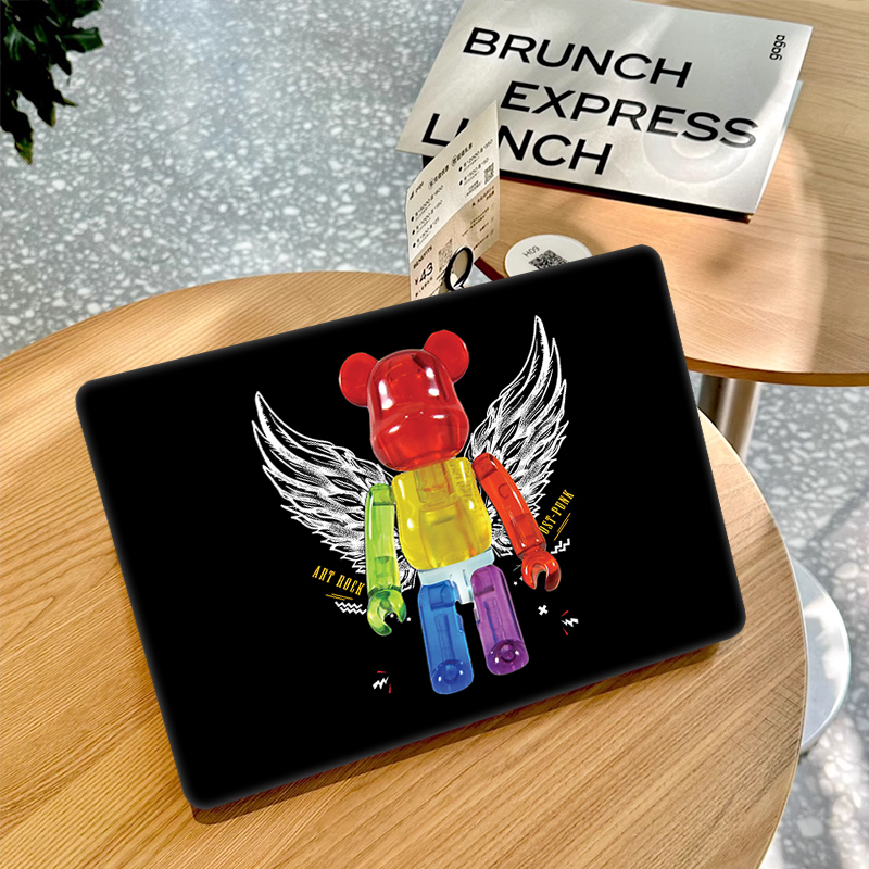 เคสแป้นพิมพ์ พิมพ์ลายหมี แฟชั่น สําหรับ Macbook Air M2 A2941 A2681 Pro 13 14 16 นิ้ว A2338 A2779 A2780 M1 Air 13.3 นิ้ว A2337 A1932 A2179 Retina Pro A2289 A2251 Air1466 - รูปที่ 6