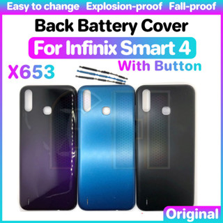 ฝาครอบแบตเตอรี่ด้านหลัง สําหรับ Infinix Smart 4 X653