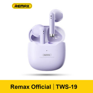 Remax TWS-19 ชุดหูฟังบลูทูธไร้สาย 5.3 และกล่องชาร์จ HD TWS สําหรับเล่นเกม