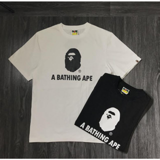 Bape เสื้อยืด คอกลม แขนสั้น ผ้าฝ้าย พิมพ์ลาย แฟชั่นสําหรับผู้ชาย และผู้หญิง