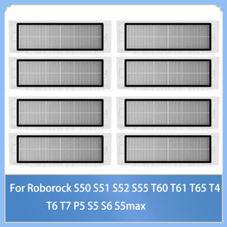 อะไหล่ไส้กรอง Hepa แบบเปลี่ยน สําหรับหุ่นยนต์กวาด Roborock S50 S51 S52 S55 T60 T61 T65 T4 T6 T7 P5 S5 S6 S5max