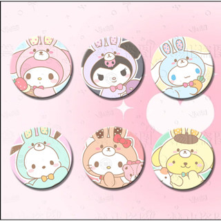 ป้ายเหล็กดีบุก ลายการ์ตูนอนิเมะ Sanrio น่ารัก สําหรับตกแต่งบาร์