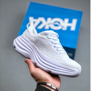 Hoka ONE ONE Bondi 8 รองเท้ากีฬา รองเท้าวิ่ง ดูดซับแรงกระแทก สําหรับผู้ชาย และผู้หญิง ไซซ์ 36-45