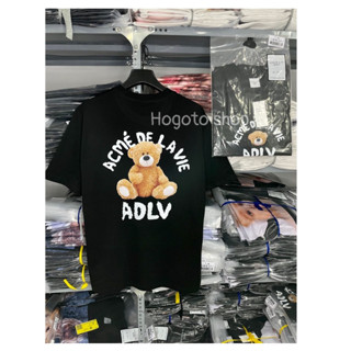 ใหม่ ADLV Bear Hogoto เสื้อยืดแขนสั้น ผ้าฝ้าย พลัสไซซ์ สําหรับผู้ชาย และผู้หญิง