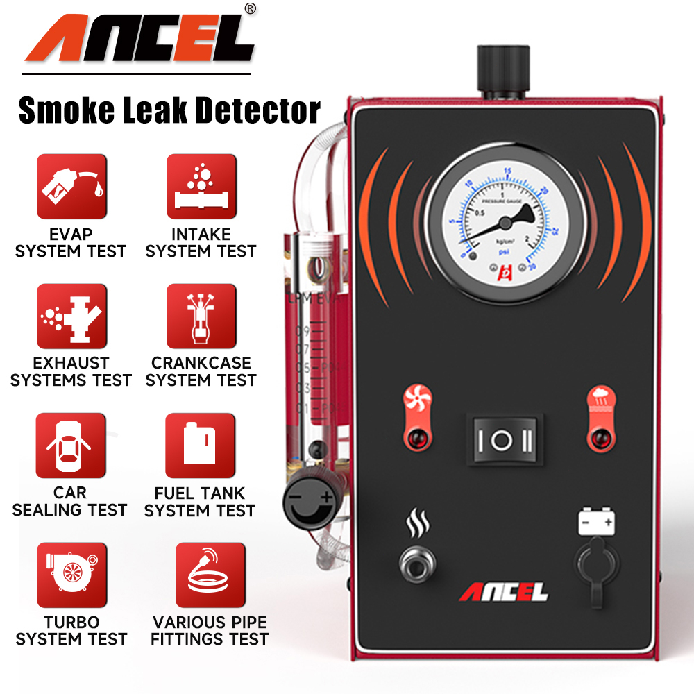 ANCEL S300 Car Smoke Leak Detector EVAP Smoking Generator Pipe Leakage Analyzer Tester EVAP System Diagnostic Tools