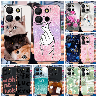 Itel A60 A60s ItelA60 A662LM เคสซิลิโคน TPU นิ่ม ทาสีน่ารัก