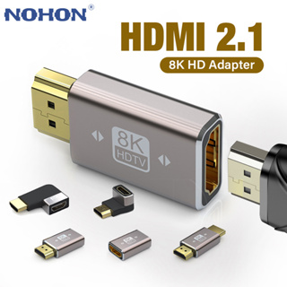 อะแดปเตอร์สายเคเบิลเชื่อมต่อ HDMI 2.1 มุมขวา 8K 60Hz 4K 120Hz 90 270 องศา สําหรับแล็ปท็อป PS4 PS5 Xiaomi mi TV PC