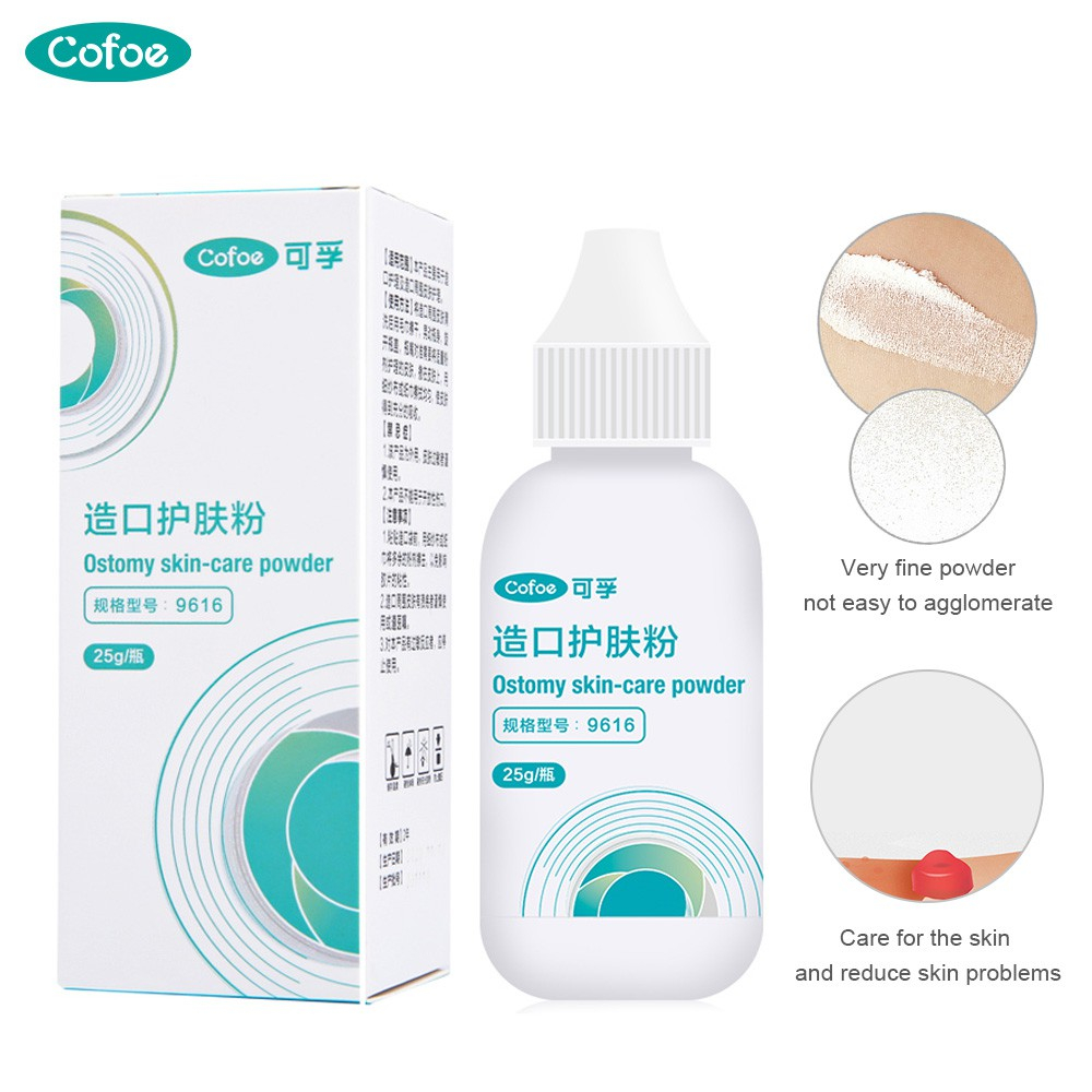 Cofoe Ostomy ผงดูแลผิวหน้า รักษาผิวแห้ง 25 กรัม