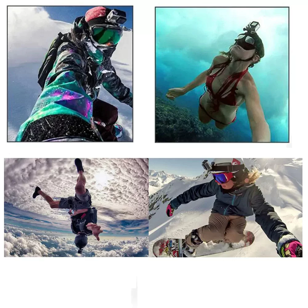 ที่วางกล้อง GoPro ติดหมวกกันน็อค อุปกรณ์เสริม สําหรับขี่รถจักรยานยนต์ thumbnail 5