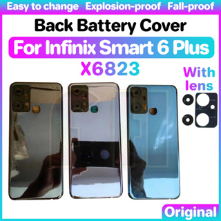 ฝาครอบแบตเตอรี่ด้านหลัง สําหรับ Infinix Smart 6 PLUS X6823