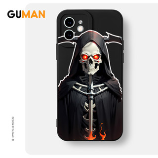 GUMAN เคสไอโฟน เคสซิลิโคนนุ่มกันกระแทกน่ารักตลก เคสโทรศัพท์ Compatible for iPhone 15 14 13 12 11 Pro Max SE 2020 X XR XS 8 7 6 6S Plus พลัส XYB2249