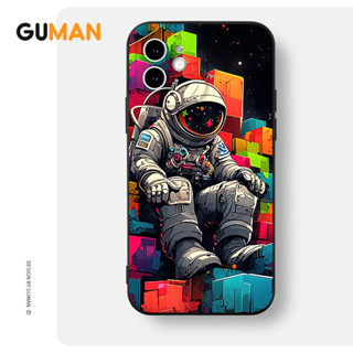 GUMAN เคสไอโฟน เคสซิลิโคนนุ่มกันกระแทกน่ารักตลก เคสโทรศัพท์ Compatible for iPhone 15 14 13 12 11 Pro Max SE 2020 X XR XS 8 7 6 6S Plus พลัส XYB2263